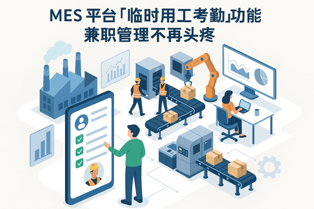 MES 平台「临时用工考勤」功能，兼职管理不再头疼